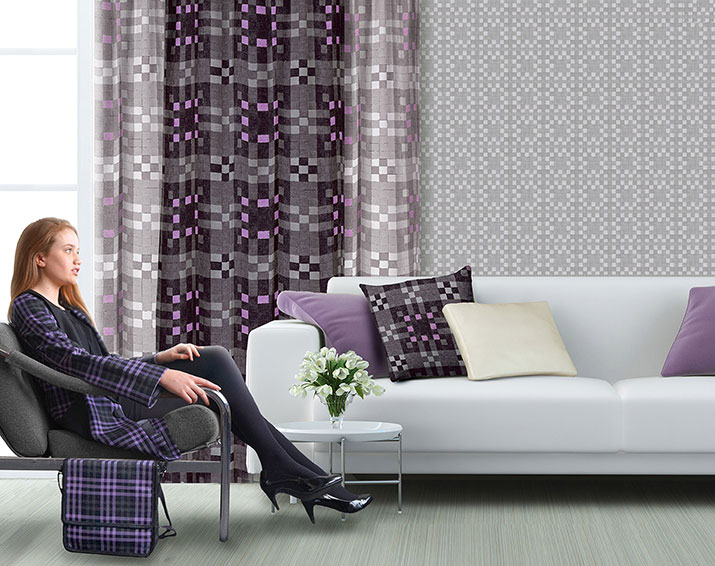 Toshie Purple Sofa